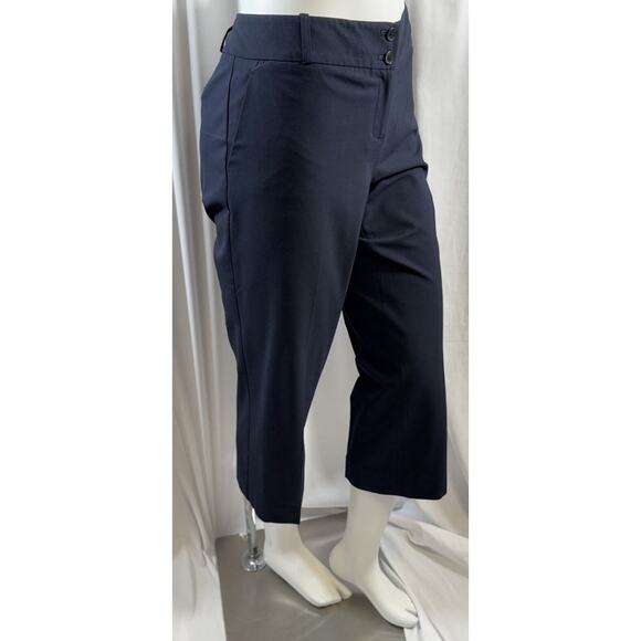 The Limited Collection Cropped Dress Pants, Navy Blue, Sz: 10, 74-11 - Picture 14 of 14